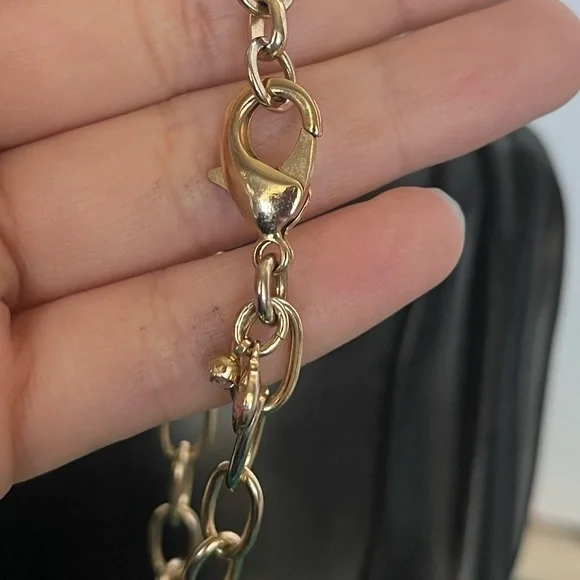 J crew flower statement crystal rhinestone necklace - Picture 6 of 7